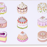 Embossed and Foiled Birthday Cakes Greeting Card