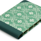 Sewn Bound Woodblock Pocket Sketchbook, Trellis Green