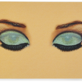 Winking Eyes Postcard