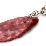 Faux Salami Slice Keyring