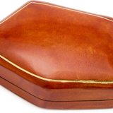 Pentagonal Moulded Leather Box