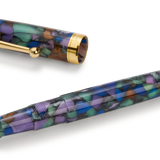 Ohnishi Seisakusho Mosaic Blue Acetate Fountain Pen