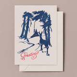 Letterpress Visitor Greeting Card