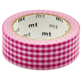 Pink Gingham MT Washi Tape