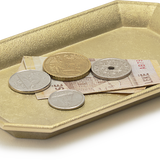 Brass Futagami Tray, Brass