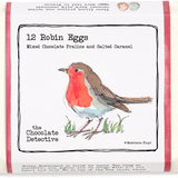 12 Chocolate Eggs in Carton, Robin