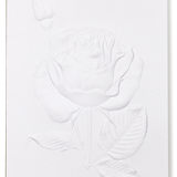 Rose Blind Embossed Greeting Card