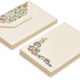 10 Cards and Envelopes - Letter Writing Set "Blue Florentine"