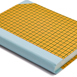 Extra-Thick "Composition Ledger" Chiyogami Notebook, Bright Yellow
