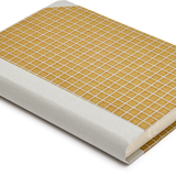 Extra-Thick "Composition Ledger" Chiyogami Notebook, Ochre Plaid