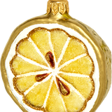 Half Lemon Glass Ornament