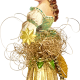 Victorian Lady with Glass Bell Dress Ornament