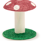 Small Pink Mushroom Christmas Decoration
