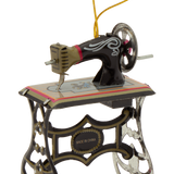 Sewing Machine Nostalgic Tin Ornament