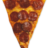 Faux Pizza Slice Die Cut Postcard