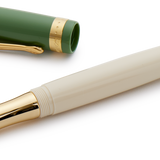 Green and Ivory Kaweco Student 60s Retro Fountain Pen