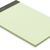 Craft Design Technology Green Grid Notepad