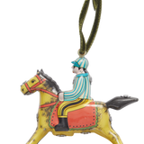 Rocking Horse Nostalgic Tin Ornament