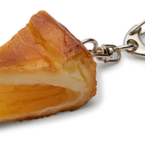 Faux Apple Pie Slice Keyring