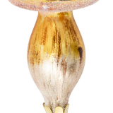 Brown Mushroom on Clip Glass Ornament