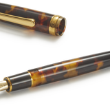 Tortoise Shell Platinum #3776 Celluloid Fountain Pen