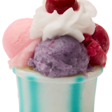 Ice Cream and Candied Cherry Candle