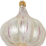 Head of Garlic Glass Ornament