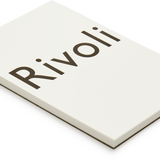 White Rivoli Writing Paper Pad