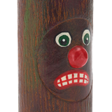 1930's Style Tree Stump Papier-Mâché Candy Box, Red Nose Stump