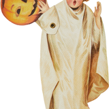 Boy with Pumpkin Halloween Peek-a-boo Greeting Card