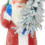 Miniature Beaded Santa Figurine