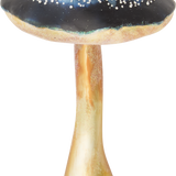 Dark Blue Mushroom Glass Ornament