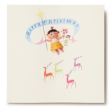 Vintage French 1930s Wood Christmas Cards