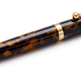 Ohnishi Seisakusho Tortoiseshell Celluloid Ballpoint Pen
