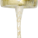 Tall Gold Mushroom Glass Ornament