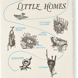 Letterpress Little Homes Nature Greeting Card