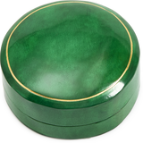 Round Moulded Leather Box