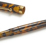 Ohnishi Seisakusho Tortoiseshell Celluloid Fountain Pen